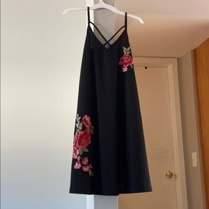 Black Flower Dress
